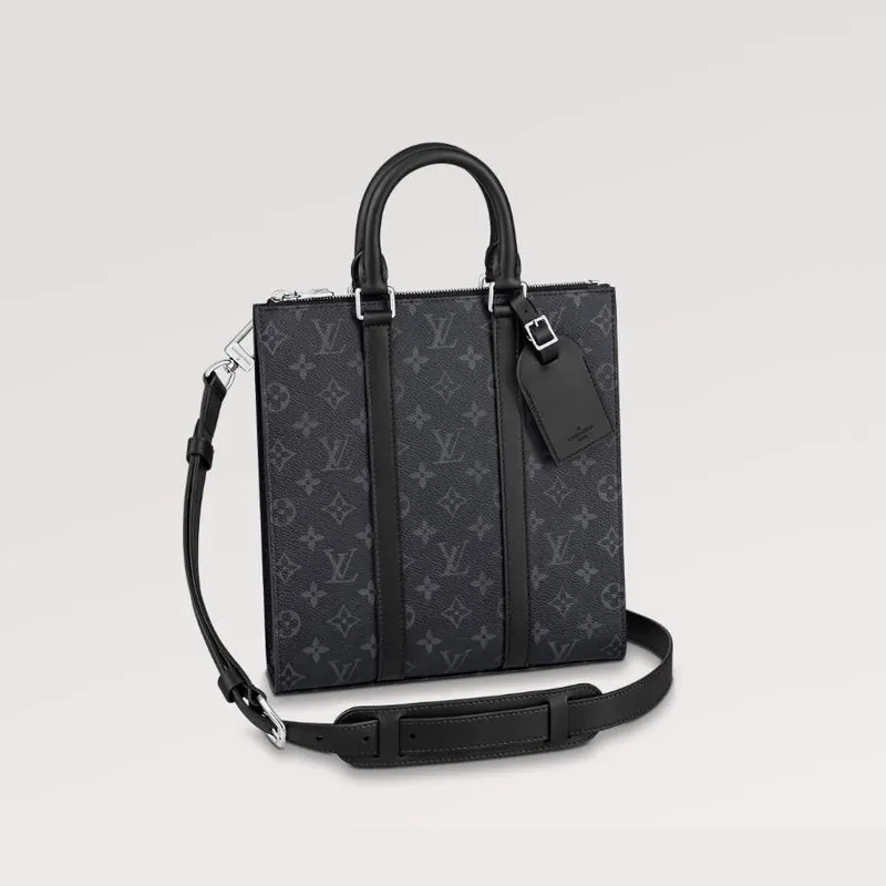 LV M46098 Louis Vuitton Sac Plat Cross Monogram Eclipse coated canvas