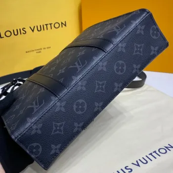 LV M46098 Louis Vuitton Sac Plat Cross Monogram Eclipse coated canvas
