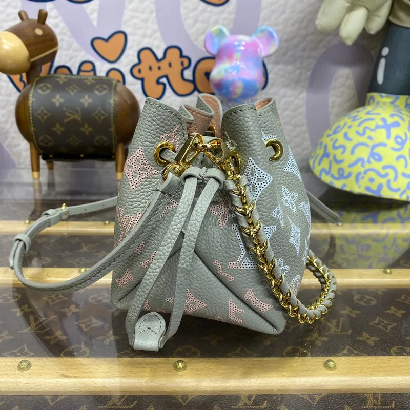 LV M82731 Louis Vuitton Pico Bella Bucket Bag Gray