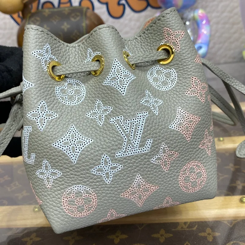 LV M82731 Louis Vuitton Pico Bella Bucket Bag Gray