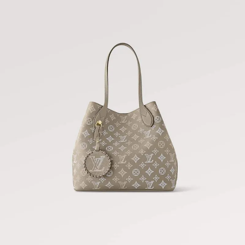 LV M23387 Louis Vuitton Blossom MM Tote Bag Gray
