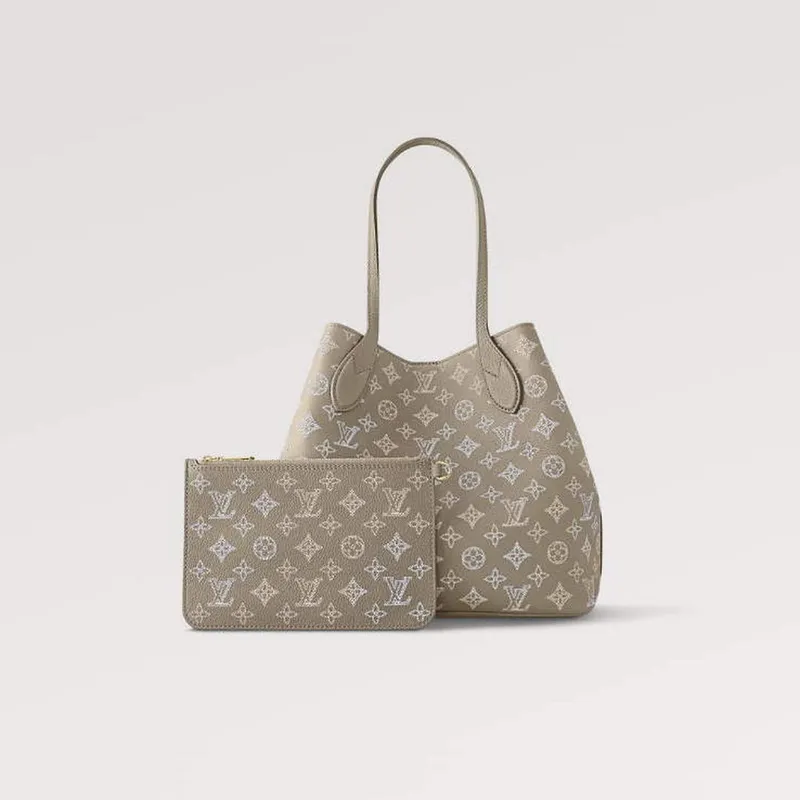 LV M23387 Louis Vuitton Blossom MM Tote Bag Gray