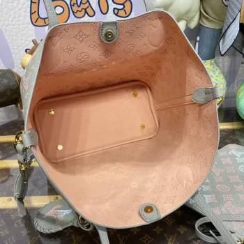 LV M23387 Louis Vuitton Blossom MM Tote Bag Gray