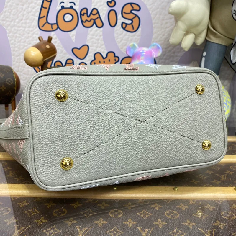 LV M23387 Louis Vuitton Blossom MM Tote Bag Gray