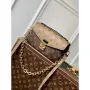 LV M46279 Louis Vuitton Pochette Métis East West Bag  Yellow flower
