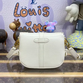 LV M23746 Louis Vuitton Saumur BB Handbag Quartz