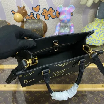 LV M46733 Louis Vuitton OnTheGo PM Bag Black