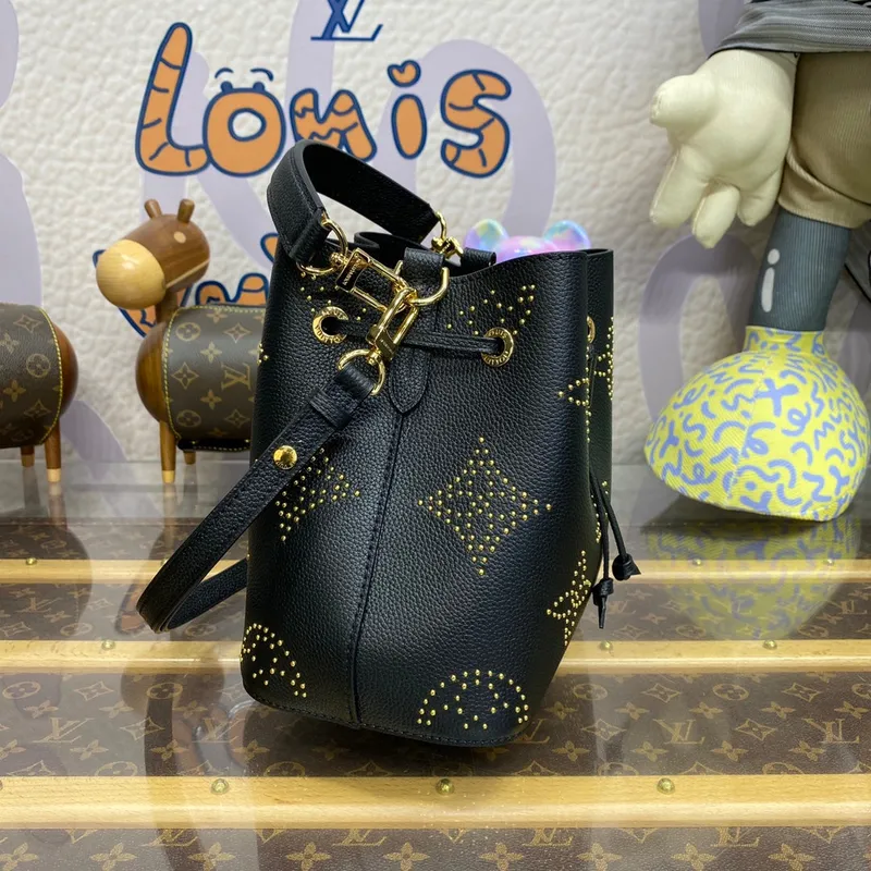 LV M46734 Louis Vuitton NéoNoé BB Bucket Bag Black