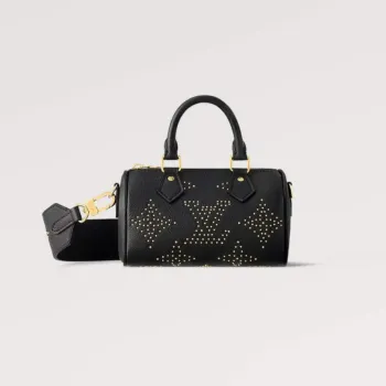 LV M46745 Louis Vuitton Nano Speedy Bag Black
