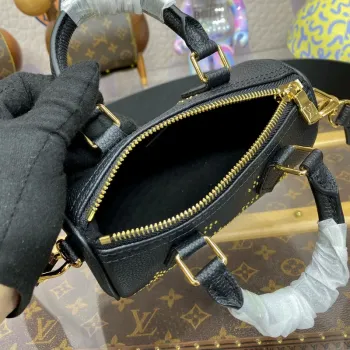 LV M46745 Louis Vuitton Nano Speedy Bag Black