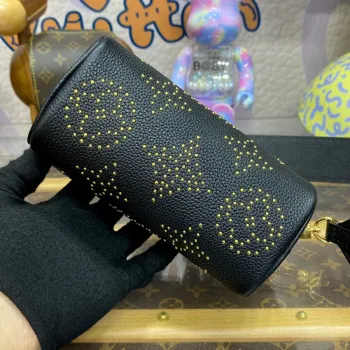 LV M46745 Louis Vuitton Nano Speedy Bag Black