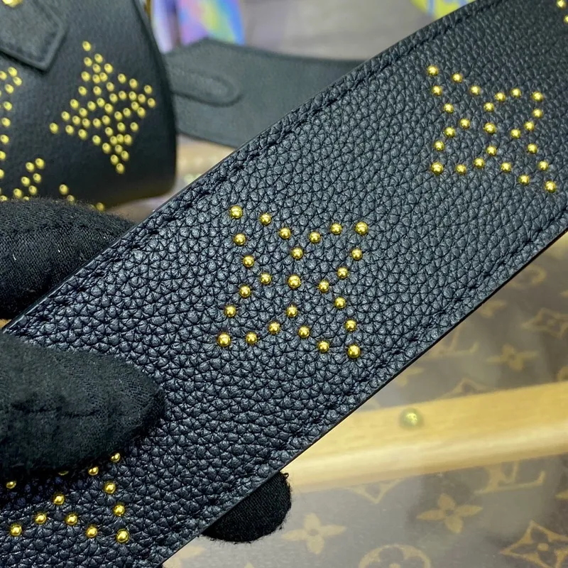 LV M46745 Louis Vuitton Nano Speedy Bag Black