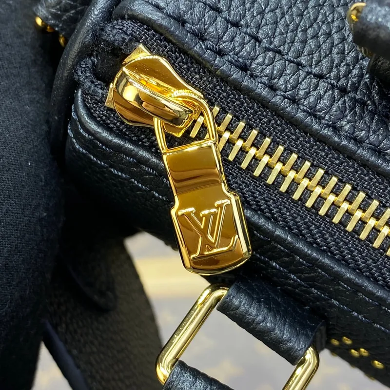 LV M46745 Louis Vuitton Nano Speedy Bag Black