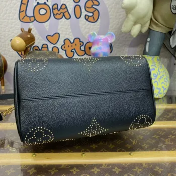 LV M46736 Louis Vuitton Speedy Bandoulière 25 Bag Black