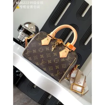 LV M46222 Louis Vuitton Speedy Bandoulière 20 Monogram （All steel hardware）