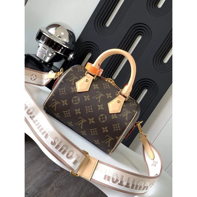 LV M46222 Louis Vuitton Speedy Bandoulière 20 Monogram （All steel hardware）