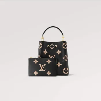 LV M45497  Louis Vuitton NéoNoé MM  Black/Cream