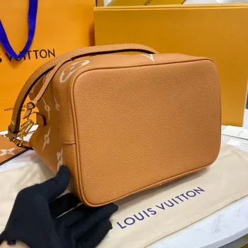 LV M45555  Louis Vuitton NéoNoé MM  Brown/Yellow