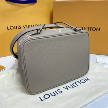 LV M45555  Louis Vuitton NéoNoé MM  Dove Grey/Cream