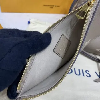 LV M45555  Louis Vuitton NéoNoé MM  Dove Grey/Cream