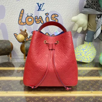 LV M45256  Louis Vuitton NéoNoé MM Bucket Bag Red