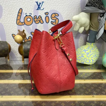 LV M45256  Louis Vuitton NéoNoé MM Bucket Bag Red