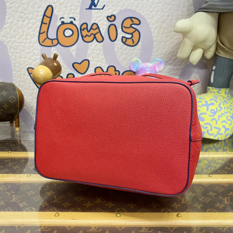 LV M45256  Louis Vuitton NéoNoé MM Bucket Bag Red