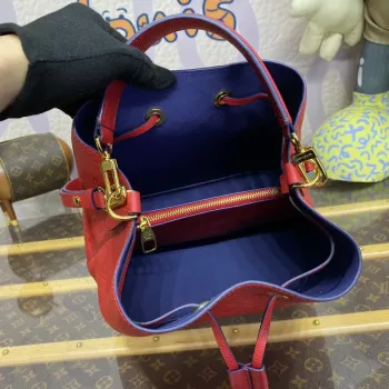 LV M45256  Louis Vuitton NéoNoé MM Bucket Bag Red