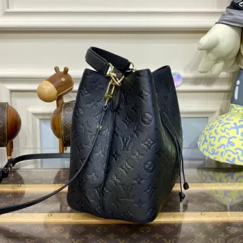 LV M45256  Louis Vuitton NéoNoé MM Bucket Bag Black