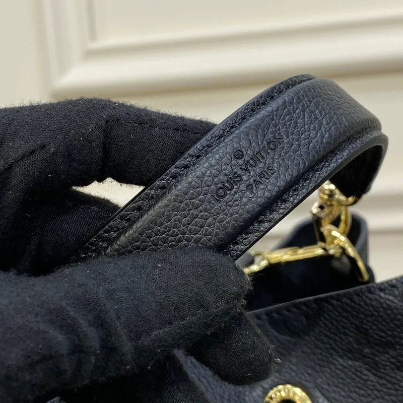 LV M45256  Louis Vuitton NéoNoé MM Bucket Bag Black