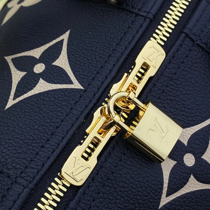 LV M46670 Louis Vuitton Keepall Bandoulière 45 Bag Black/Beige