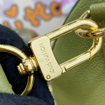 LV M46671 Louis Vuitton Keepall Bandoulière 45 Bag Khaki Fango/Cream