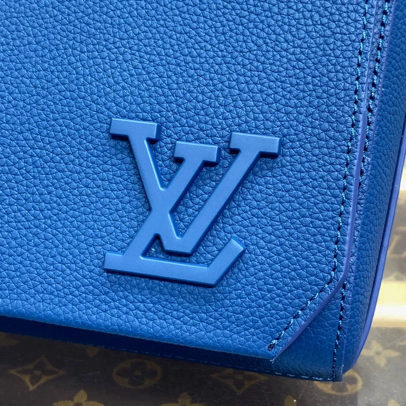 LV M23709 Louis Vuitton Takeoff Messenger Bag Atlantic Blue