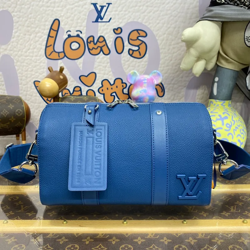 LV M23725 Louis Vuitton City Keepall Bag Dark Blue