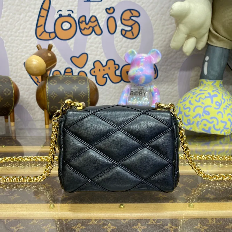 LV M23625 Louis Vuitton Pico GO 14 Bag  Black