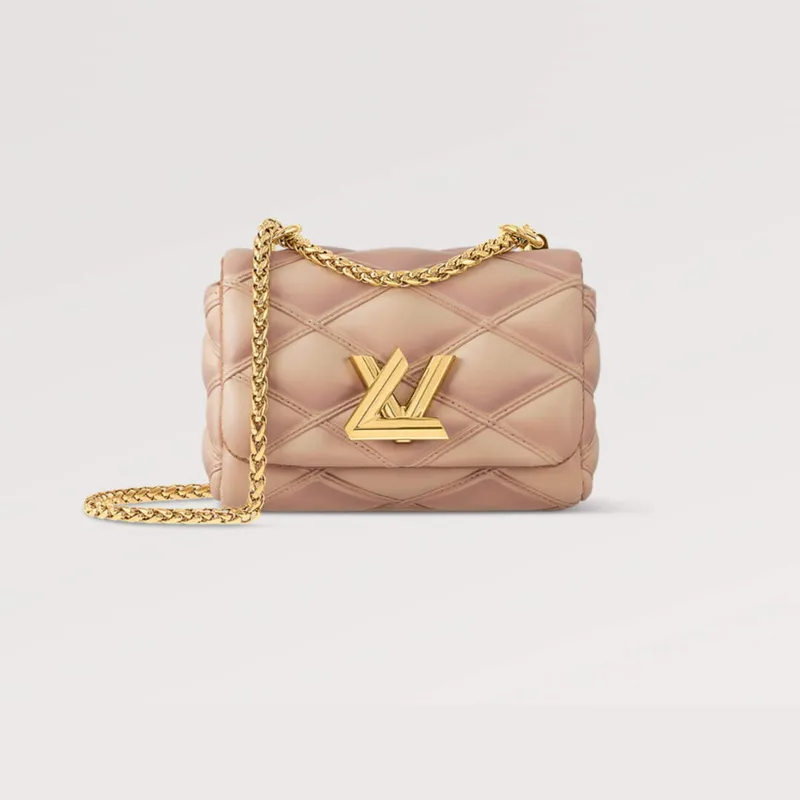LV M82752 Louis Vuitton Pico GO 14 Bag  Beige/Pink