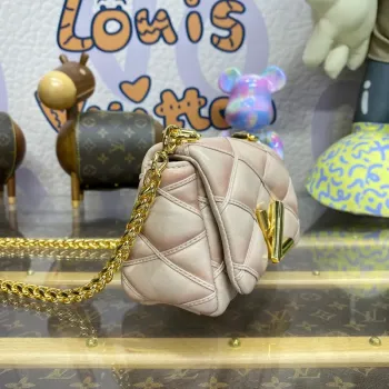 LV M82752 Louis Vuitton Pico GO 14 Bag  Beige/Pink