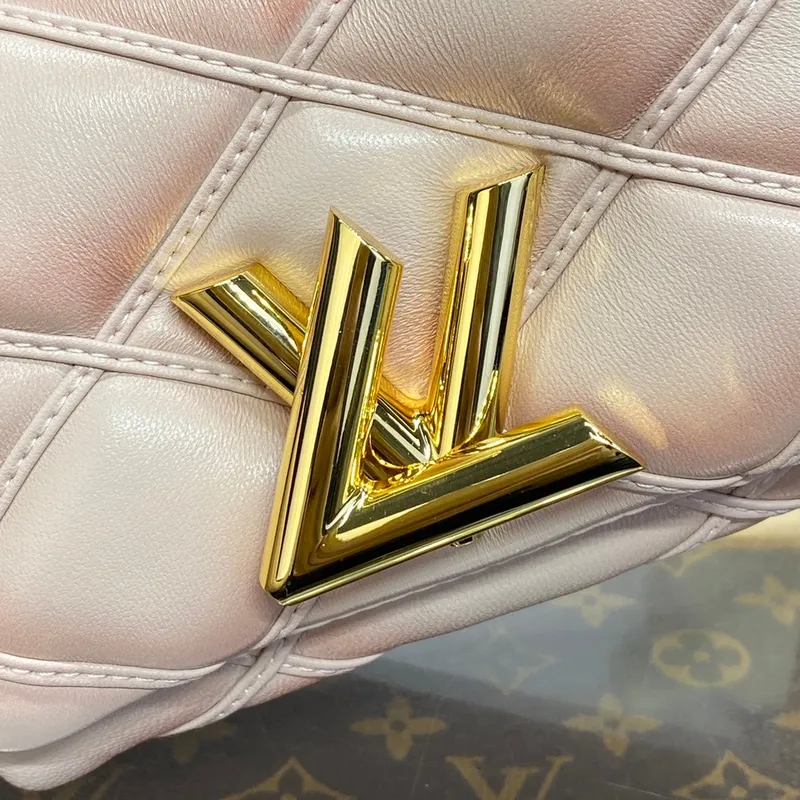 LV M82752 Louis Vuitton Pico GO 14 Bag  Beige/Pink