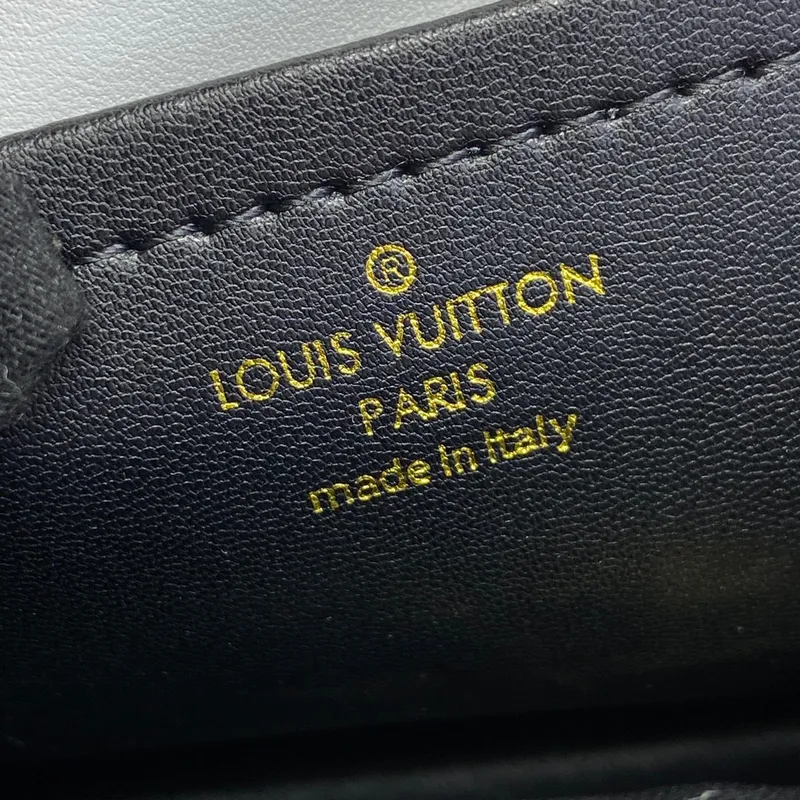 LV M23762 Louis Vuitton Pico GO 14 Bag  White/Black