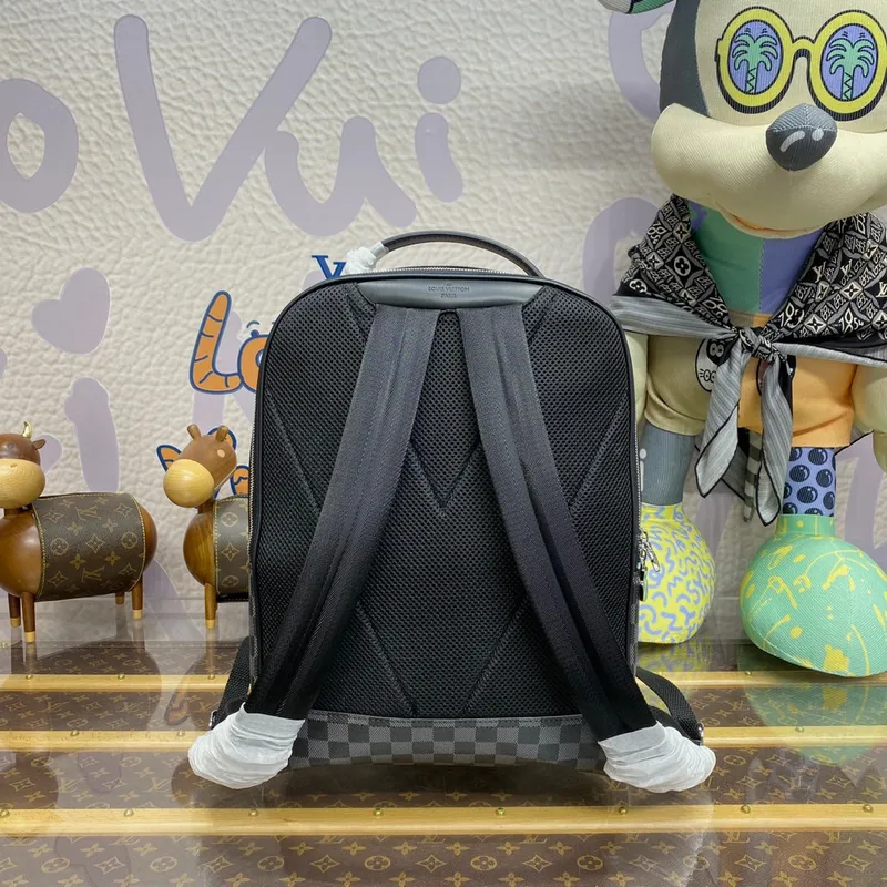LV N40499 Louis Vuitton Avenue Backpack Damier Graphite coated canvas