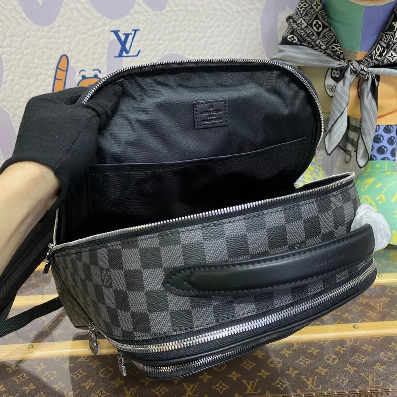 LV N40499 Louis Vuitton Avenue Backpack Damier Graphite coated canvas