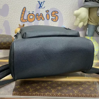 LV M30977 Louis Vuitton Avenue Backpack Taiga cowhide leather Black