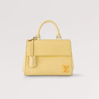 LV M22616 Louis Vuitton Cluny Mini Epi  Leather Bag  Jaune Plume Yellow