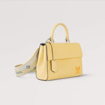 LV M22616 Louis Vuitton Cluny Mini Epi  Leather Bag  Jaune Plume Yellow