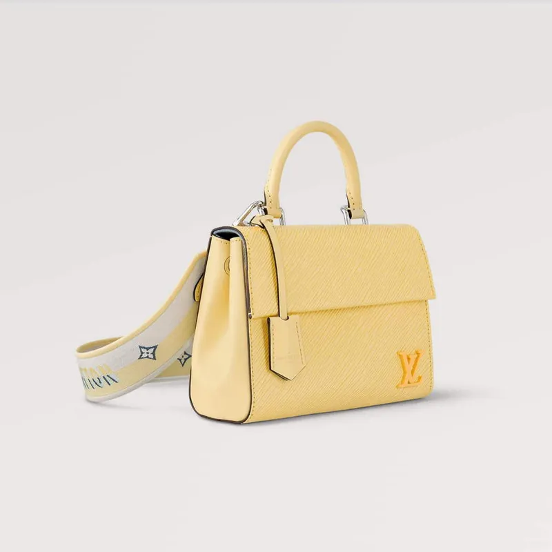 LV M22616 Louis Vuitton Cluny Mini Epi  Leather Bag  Jaune Plume Yellow