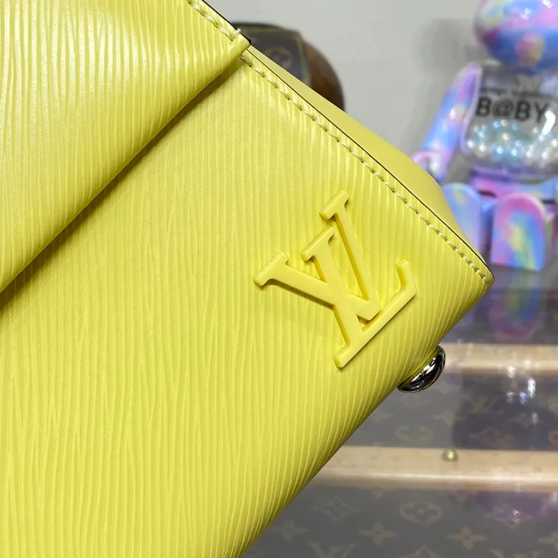 LV M22616 Louis Vuitton Cluny Mini Epi  Leather Bag  Jaune Plume Yellow