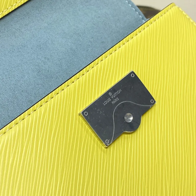 LV M22616 Louis Vuitton Cluny Mini Epi  Leather Bag  Jaune Plume Yellow