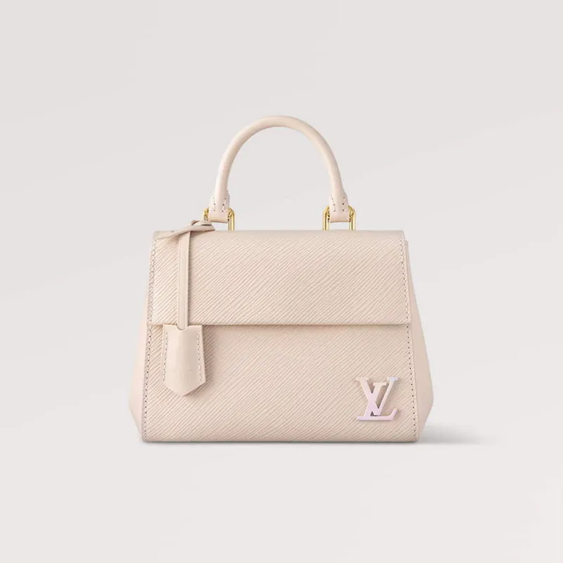 LV M22946 Louis Vuitton Cluny Mini Epi  Leather Bag  Quartz White