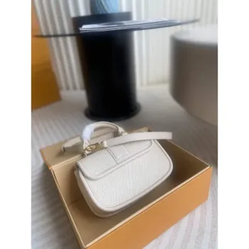 LV M22720 Louis Vuitton Hide and Seek Bag Quartz White
