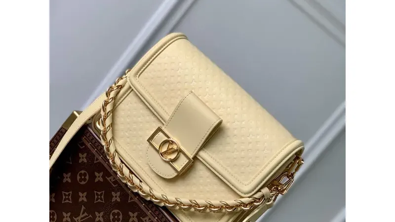 Brighten the Holidays: Louis Vuitton Dauphine MM Bag in Festive Yellow